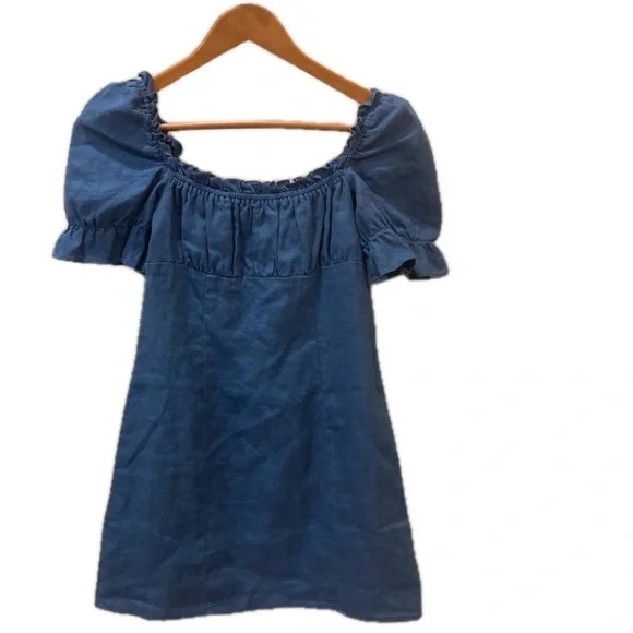 Reformation “Robles” dress. Blue. Size 0 - Picture 2 of 7